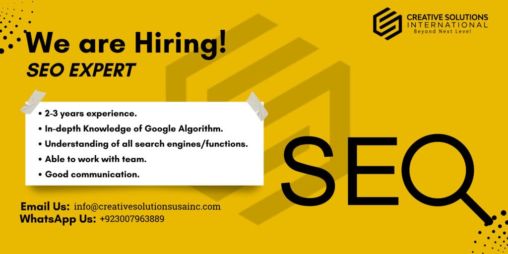 Yellow White Minimalist We Are Hiring Banner 1